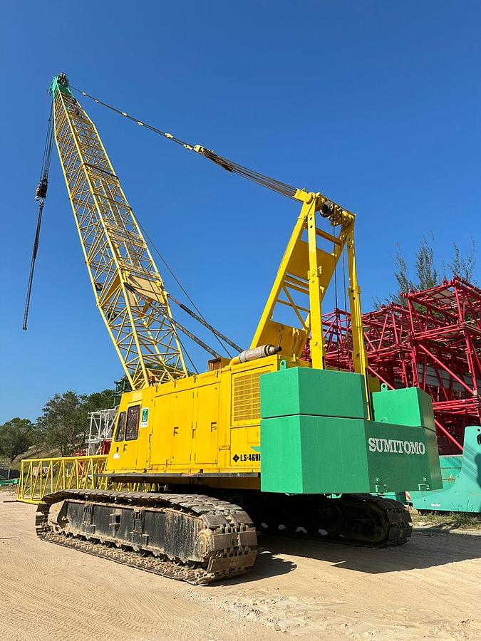 Used 100 Ton AS IS CONDITION LS468HD Crawler Crane