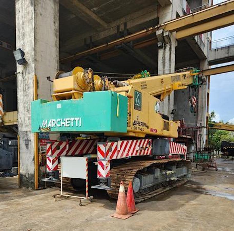 Used 70 Ton Used MARCHETTI CW70-42L Telescopic Crawler Crane