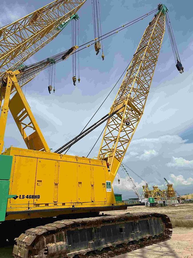 Used 100 Ton AS IS CONDITION LS468HD Crawler Crane
