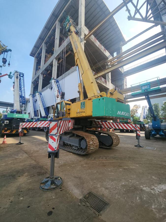 Used 70 Ton AS IS CONDITION CW70-42L Telescopic Crawler Crane ~ $$ HOT DEALS 06.06 $$