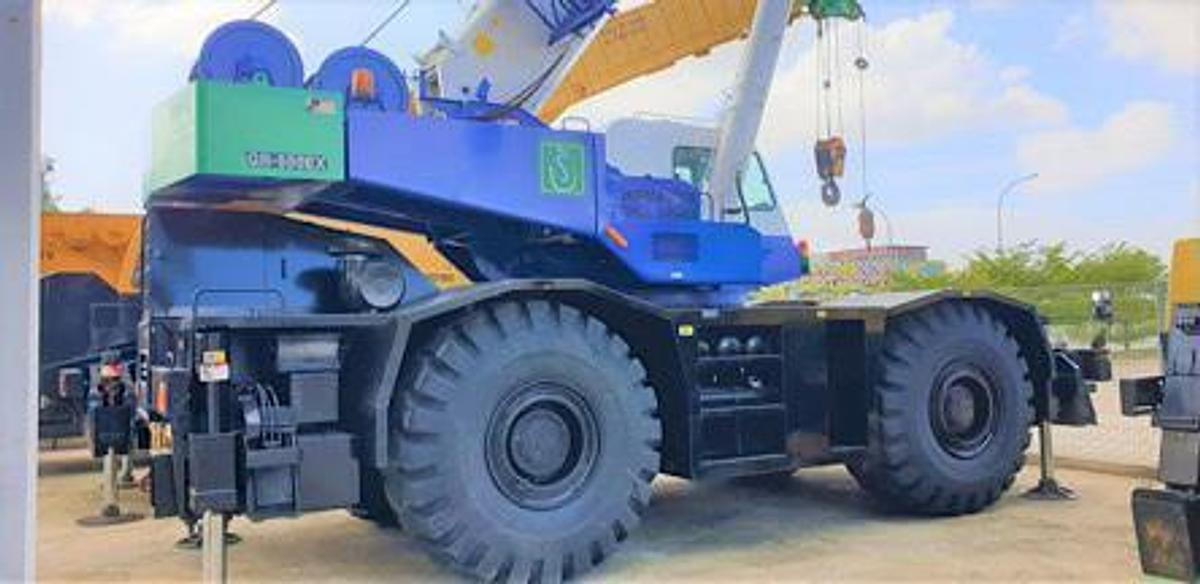 Used 55 Ton Used TADANO GR550EX Rough Terrain Crane