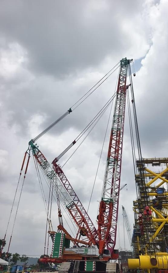 Used 1200 Ton Used CC6800 Crawler Crane