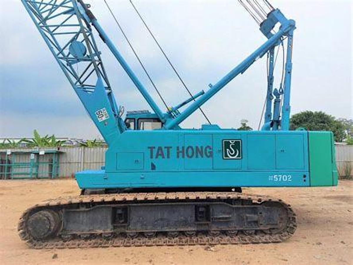 Used 50 Ton AS IS Condition NISSHA DH500-5 Crawler Crane
