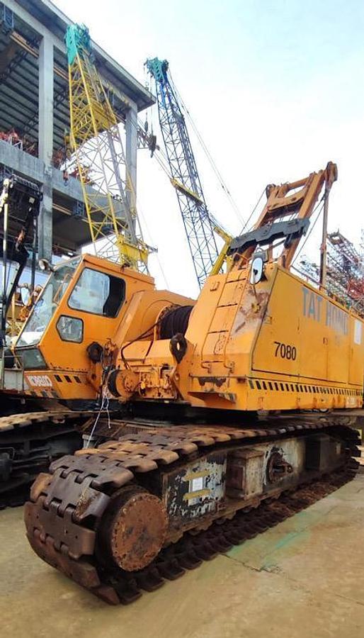 Used 80 Ton Used KOBELCO 7080 Crawler Crane