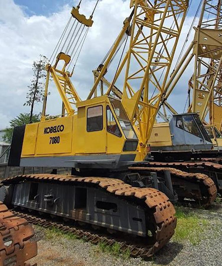 Used 80 Ton Used KOBELCO 7080 Crawler Crane