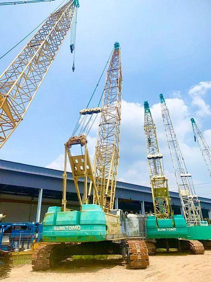 Used 100 Ton AS IS Condition SUMITOMO SC1000-2 Crawler Crane