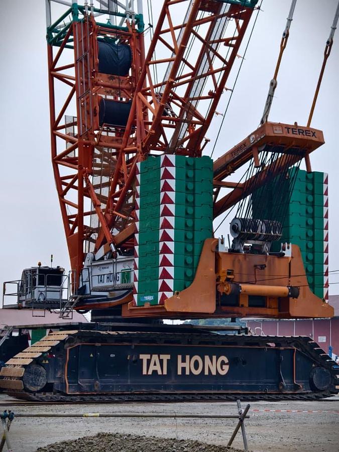 Used 1200 Ton Used CC6800 Crawler Crane