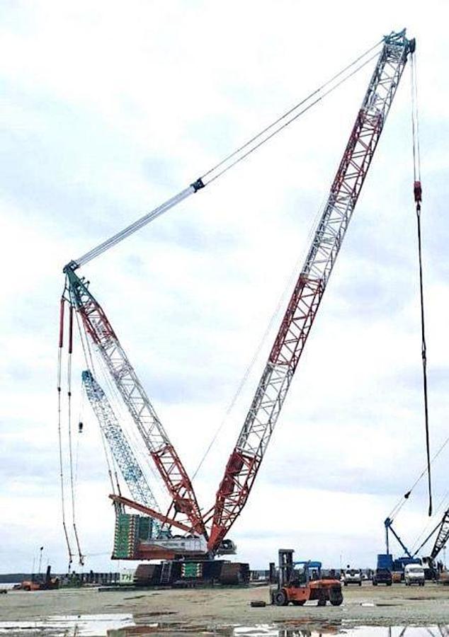 Used 1200 Ton Used DEMAG CC6800 Crawler Crane