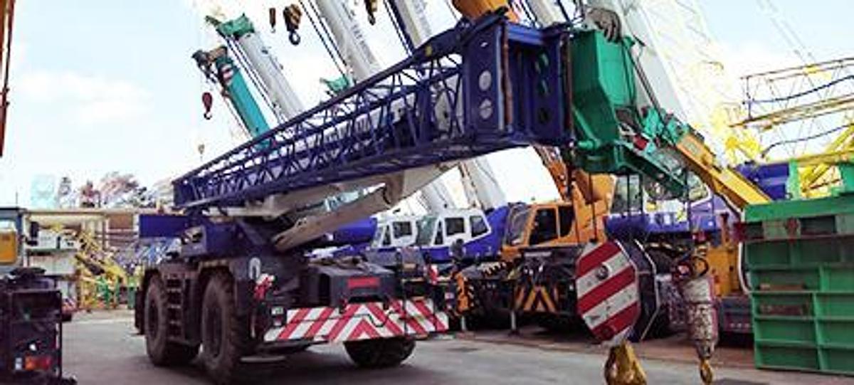 Used 60 Ton Used TADANO GR600EX Rough Terrain Crane