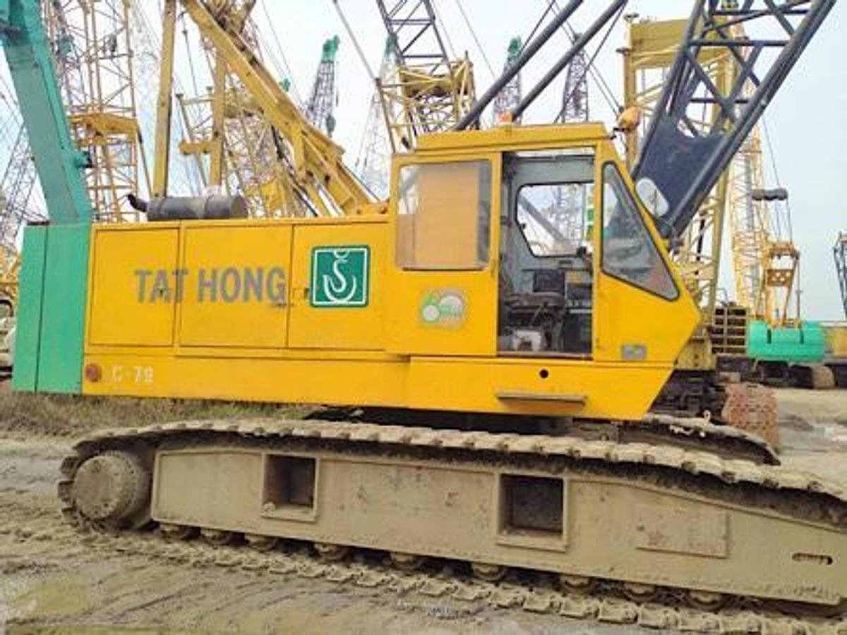Used 55 Ton Used KOBELCO 7055 Crawler Crane