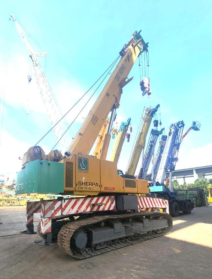 Used 70 Ton AS IS CONDITION CW70-42L Telescopic Crawler Crane ~ $$ HOT DEALS 06.06 $$