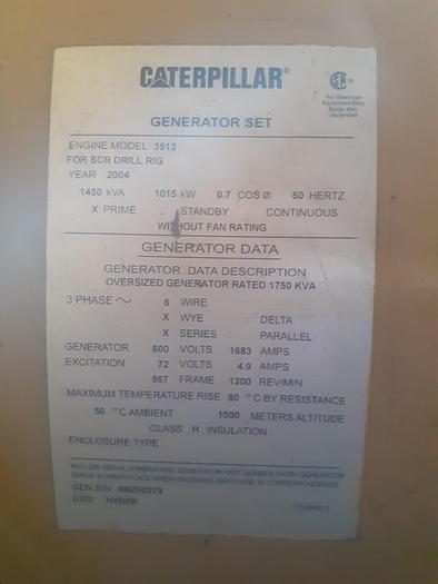 Used 2004 Caterpillar 3512