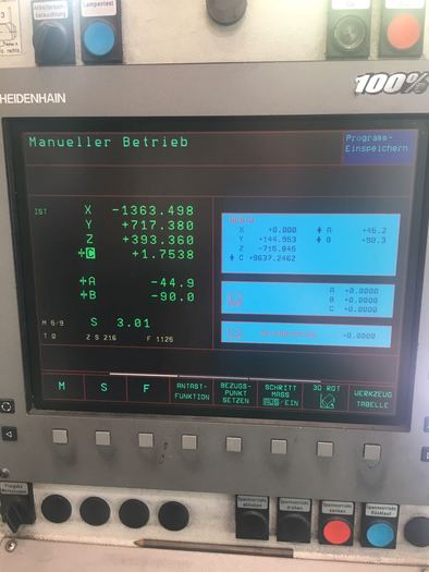 Gebraucht Universal Fahrständer Fräsmaschine KEKEISEN UBF-R 2500
