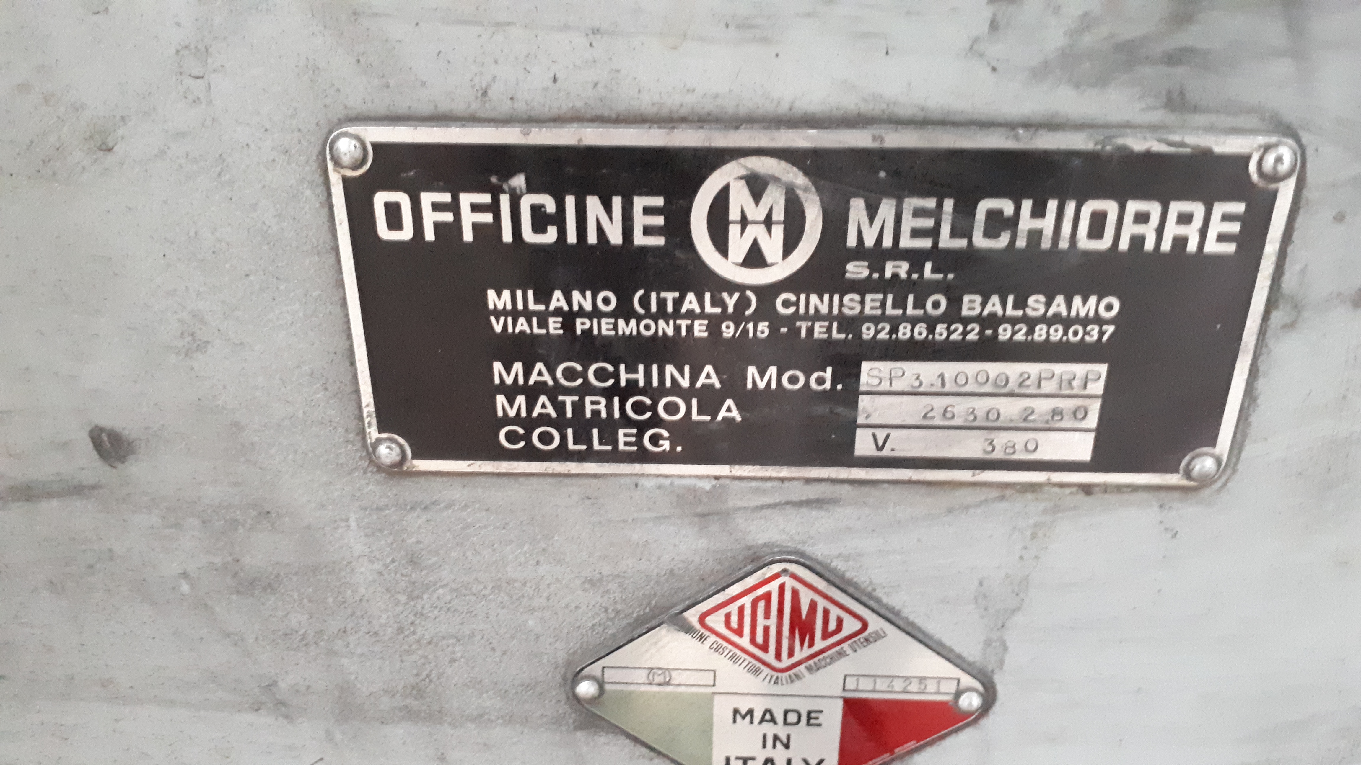 Used Melchiorre 2P SP 1000