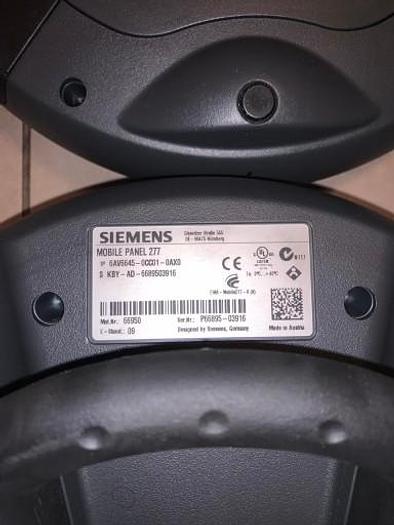 Used Siemens Mobile Panel 277 6AV6645-0CC01-0AX0
