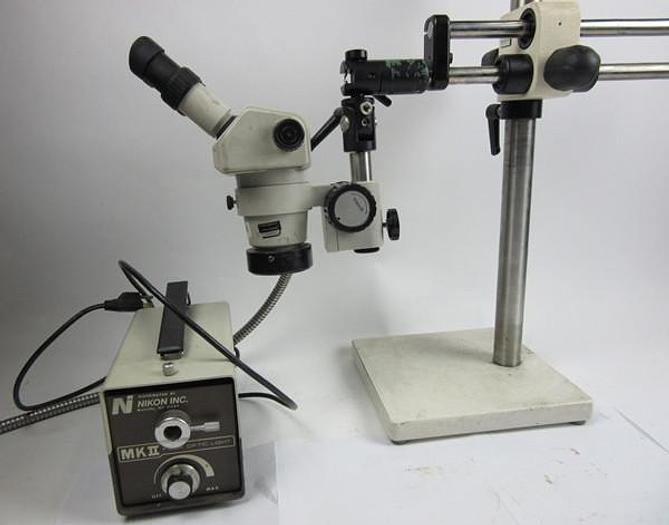 Used Nikon Microscope with fibre light SMZ-2B