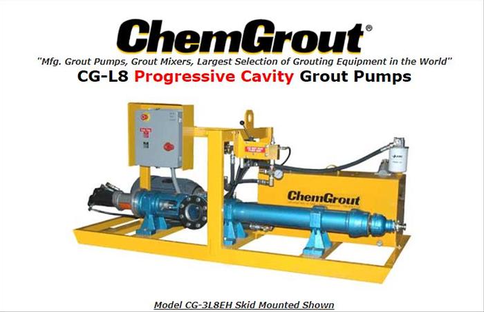 Used ChemGrout CG-3L8EH Grout Pump