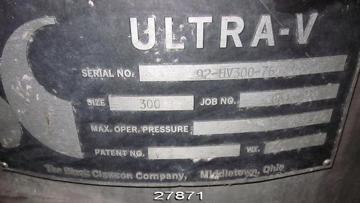 Used Black Clawson-UV300-Pressure Screen #27871