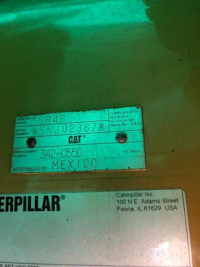 Caterpillar generators Marine Tier II with class certificates