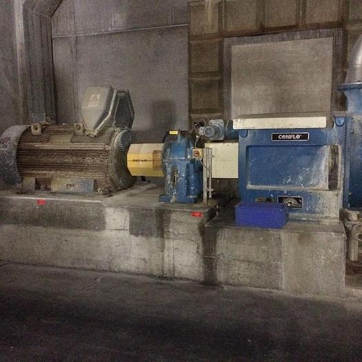 Used SUNDS MDL JC 03 CONICAL REFINER W/ MOTOR & GEARBOX