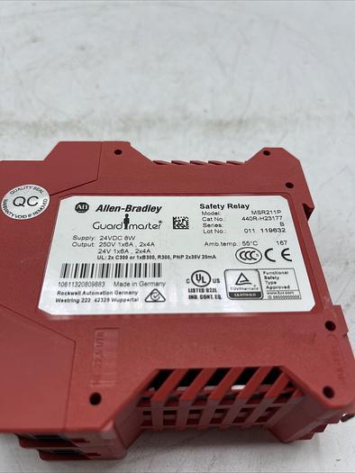 Used Allen Bradley Guardmaster Safety Relay 440R-H23177 Ser B MSR221P SAME DAY SHIP!
