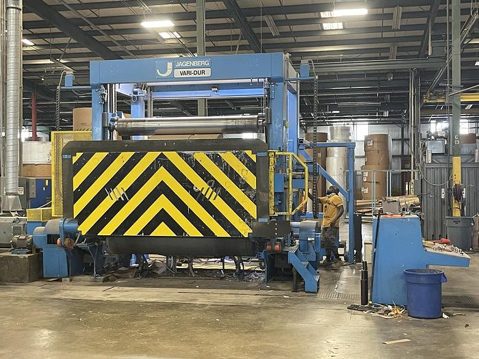 Used 96" JAGENBERG VARI-DUR 45-21 SLITTER REWINDER 82" UNWIND REWIND DIATEMERS