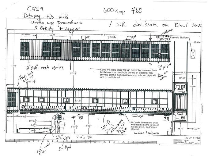 Used 2016 HFT Heat Treating Furnace  Roller Hearth