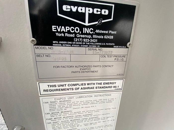 Used EVAPCO AT 8724B AIR MAKEUP UNITS for Sale at Global Equipmen...