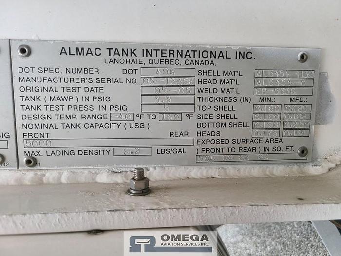Used Unit #: 17261 - 5,000 Gallon Jet Fuel Truck (2005) (With Title)