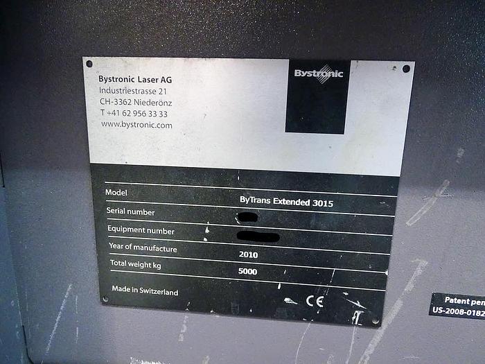 Used 2011 Bystronic Bystar 3015 + ByTrans Extended