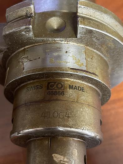 Used USED-C/O 46866 SWISS MADE CAT 45 WITH C/O 18064 SWISS MADE BORING HEAD ADAPTER
