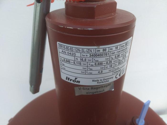 Gasdruckregelgerät, Gasdruckregler RR16-80-82-12N-SL-IZN.1, Itron, DN80, neu