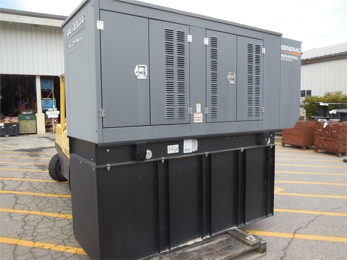 Used 2015 Eaton Generac SD0080G6174.5D18HPYY 80 kW generator with just 377 hours