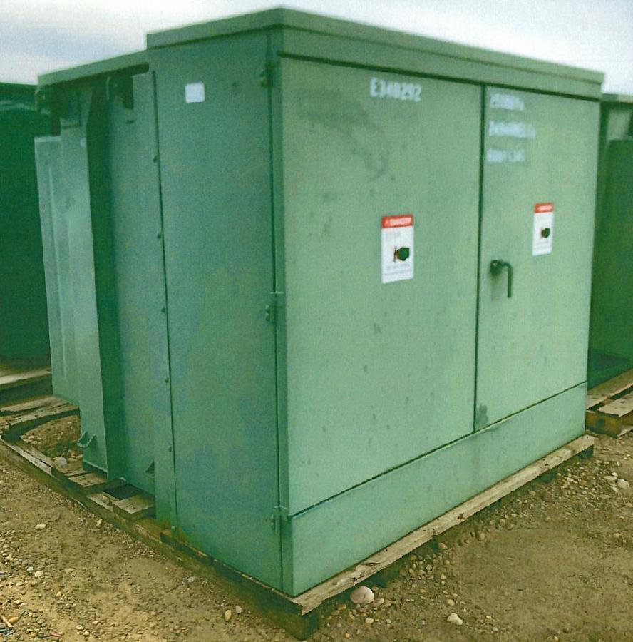 Used 2006 Pauwels 3PH pad-mount Transformer, 2500 KVA, HV: 24940 Delta, LV: 600Y/347 (x2)
