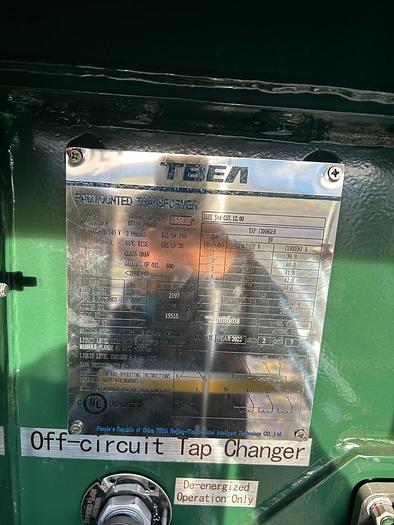 Surplus 2022 TBEA 2500 kVA HV: 34500 V LV: 416 GrdY / 240 V Padmount Transformers (51 available)