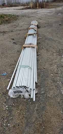 Surplus 2023 API 6063-T6 SEAMLESS 1.0 NOM x SCH40 x 30' pipe / busbar conductor