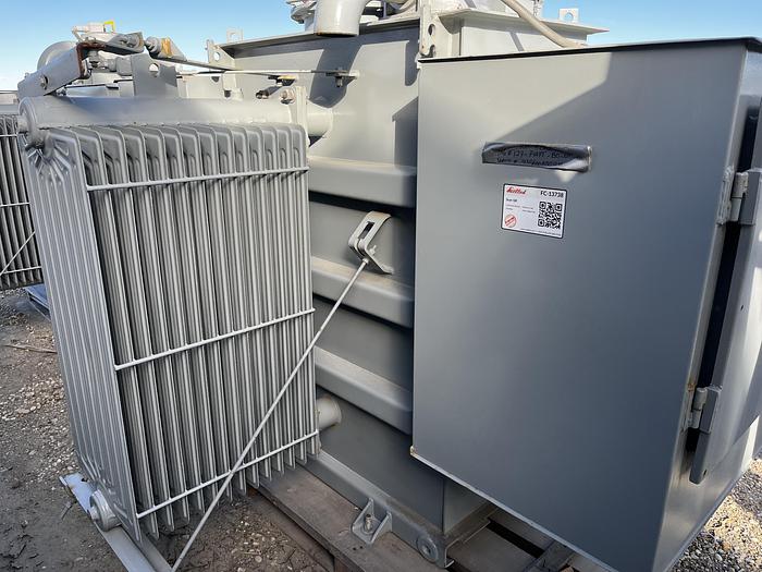 Surplus 2011 VIRGINIA TRANSFORMER QTY(4) 600 kVA HV: 6900V LV: 480Y/277 V