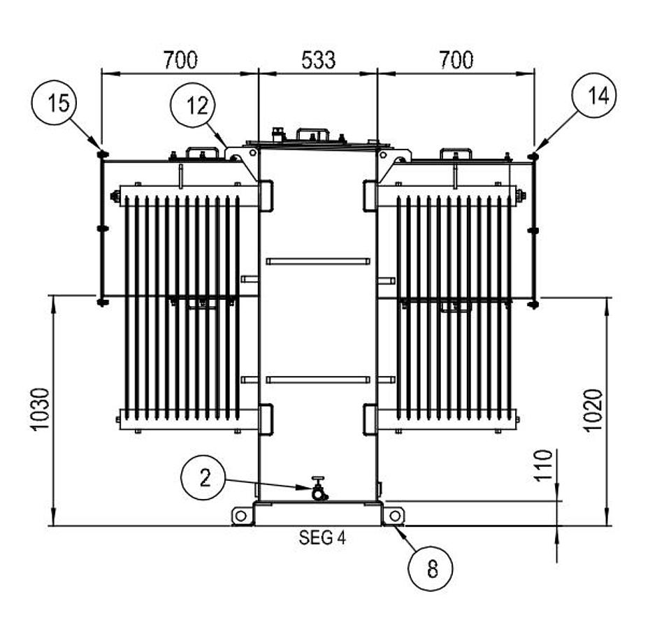 Surplus 2025 Voltran 1000 kVA Pad-Mounted Transformer – 23 kV to 480 V