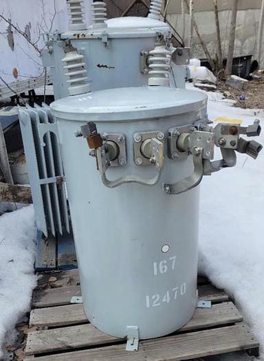 Surplus Westinghouse 100kva 14400V 125KV BIL Outdoor Capacitors