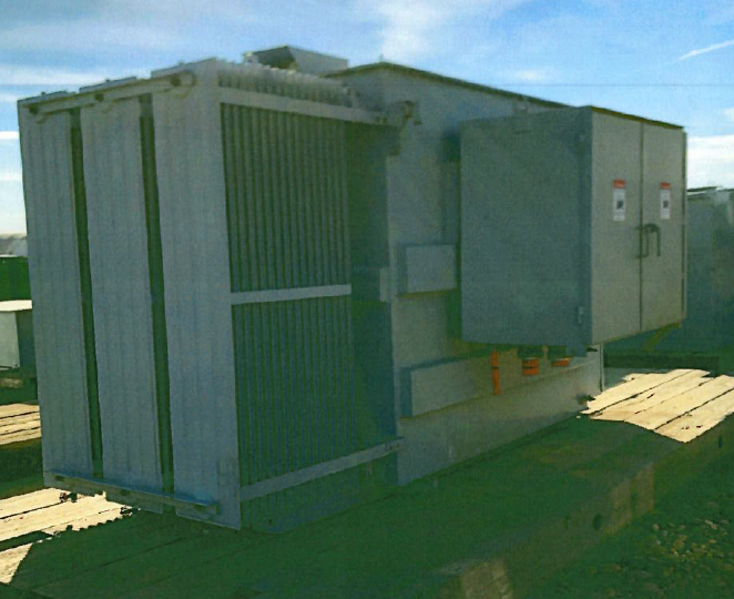 Used 1999 Carte 5 MVA Transformer, HV- 24940Y/14400, LV-4160Y/2400