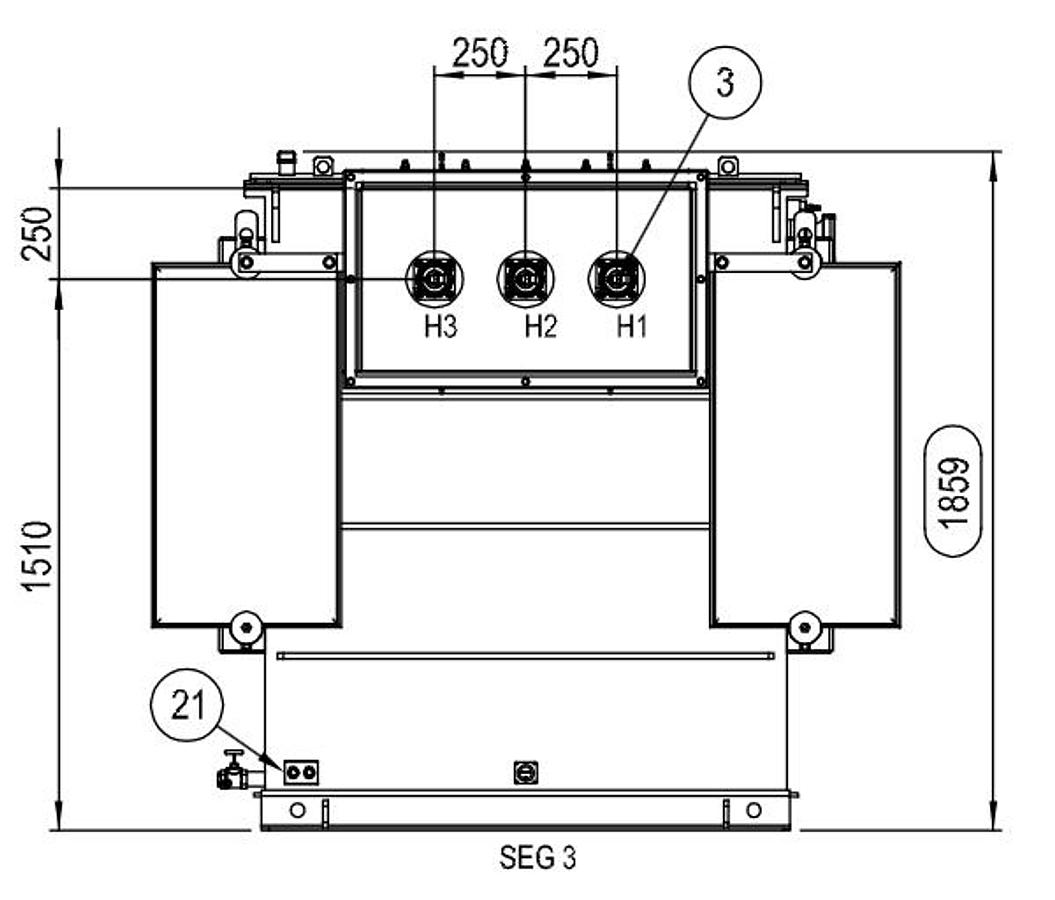 Surplus 2025 Voltran 1500 kVA Pad-Mounted Transformer – 13.2 kV to 480 V
