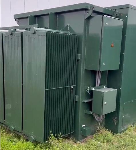 Surplus 2022 Eaglerise 3000 kVA, HV: 13800, LV: 480, Padmount Transformers. (Qty: 6)