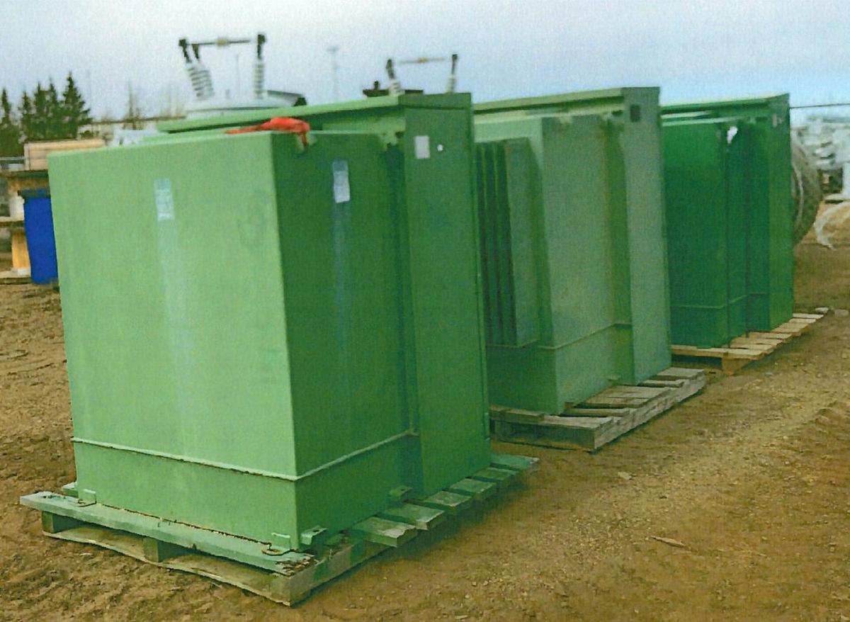 Used Cooper and ABB Pole/Pad-mounted transformers various sizes and voltages, See list under Features below