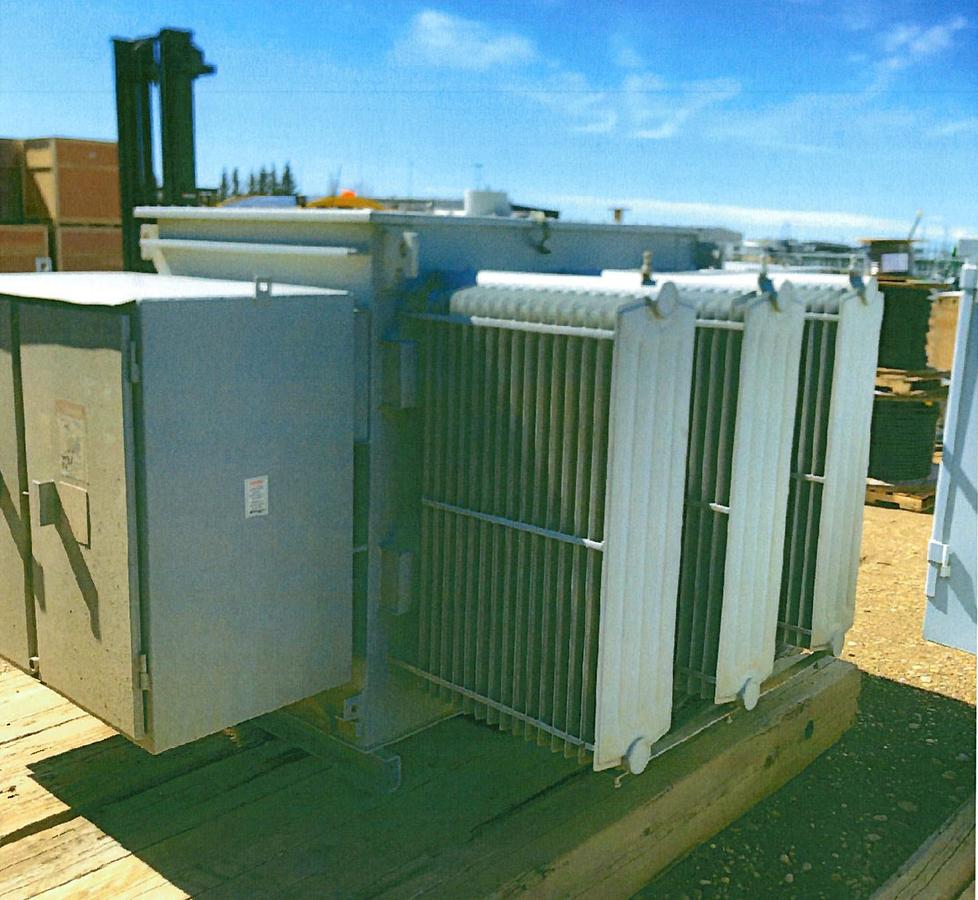 Used 2012 MOLONEY ELECTRIC 3 MVA Transformer, HV: 24940Y/14400, LV: 600Y/347