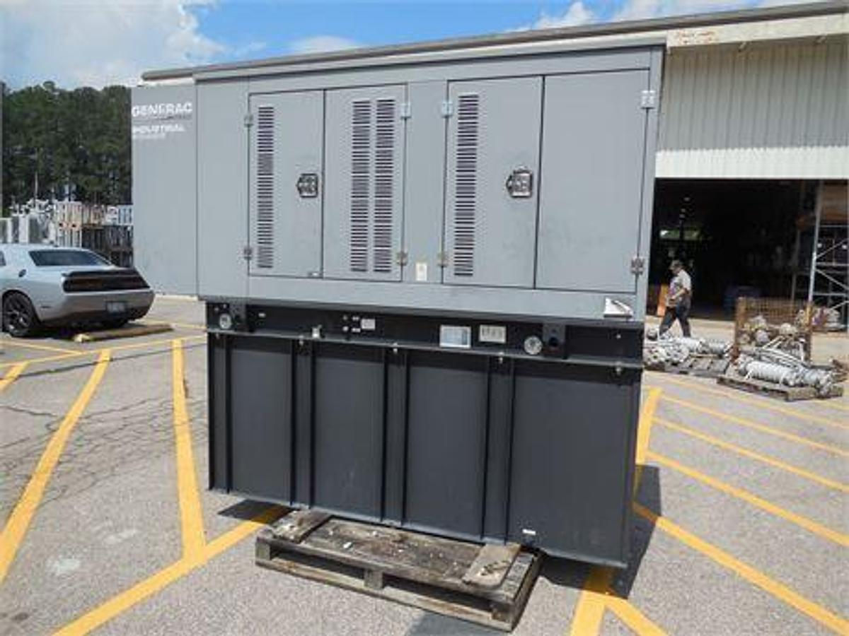 Used 2015 Eaton Generac SD0080G6174.5D18HPYY 80 kW generator with just 377 hours
