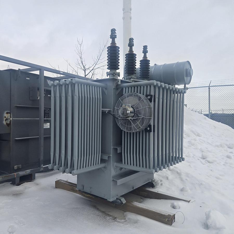 Used 1965 Westinghouse 1500/2000 kVA Transformer, HV: 27600 V, LV: 575/332 V