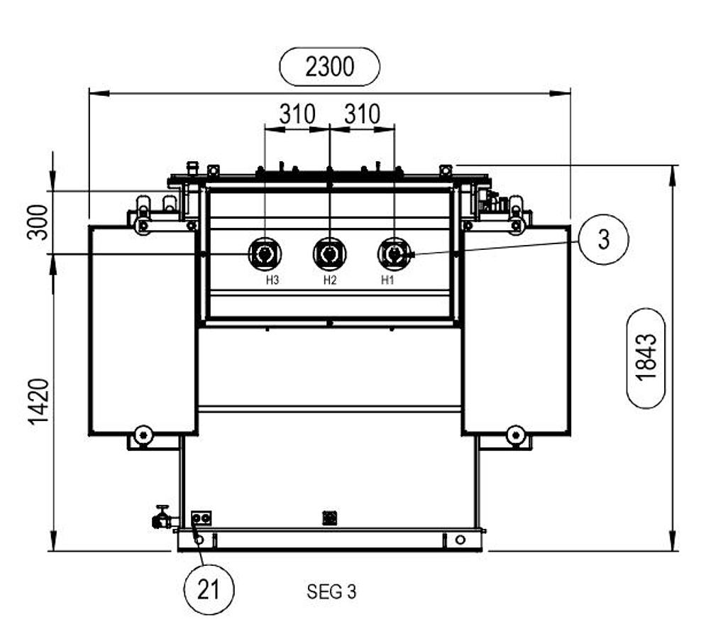 Surplus 2025 Voltran 1500 kVA Pad-Mounted Transformer – 23 kV to 480 V