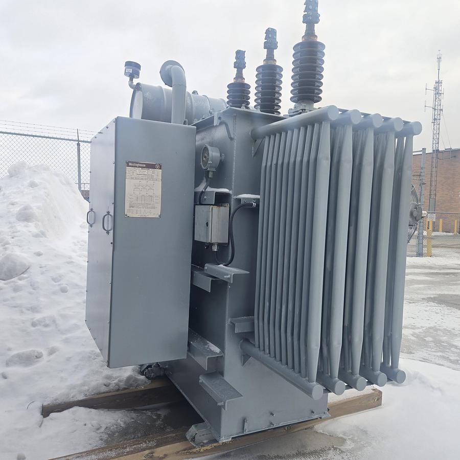 Used 1965 Westinghouse 1500/2000 kVA Transformer, HV: 27600 V, LV: 575/332 V