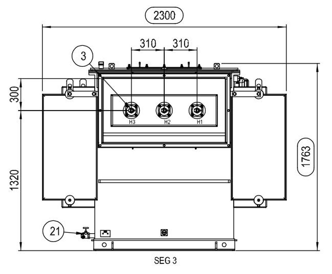 Surplus 2025 Voltran 1000 kVA Pad-Mounted Transformer – 23 kV to 480 V