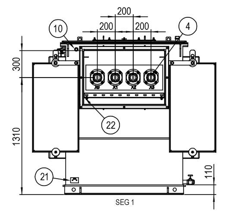 Surplus 2025 Voltran 1000 kVA Pad-Mounted Transformer – 13.2 kV to 480 V